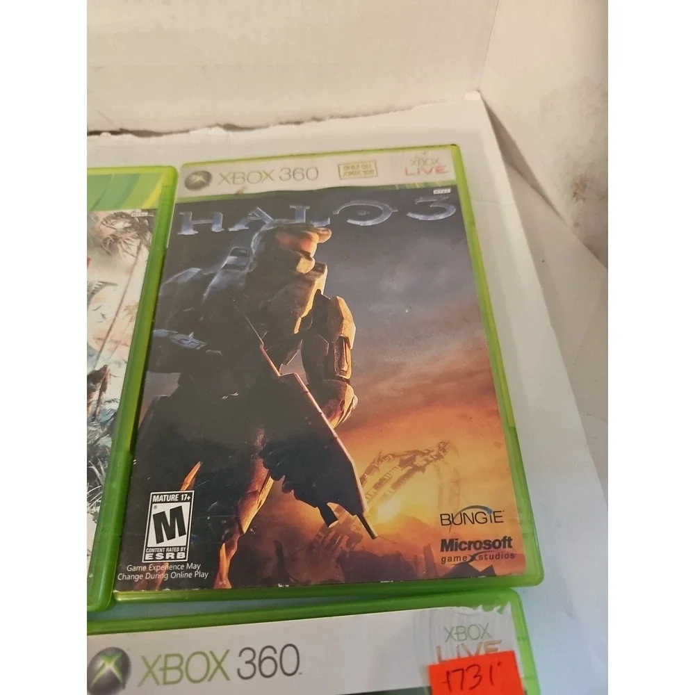 Lot Of 6 Xbox360 Games Borderlands Halo 3 Xcom Dead Island Dance Revolution 2